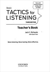 کتاب معلم Basic Tactics for Listening - ویرایش سوم