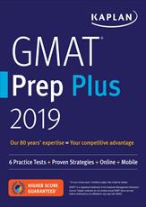 کتاب GMAT Prep Plus 2019 - 6 Practice Tests