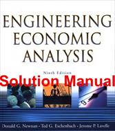 حل المسائل کتاب آنالیز اقتصاد مهندسی نونن (Newnan) - ویرایش نهم