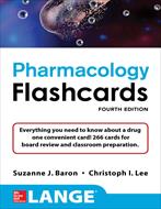 کتاب Lange Pharmacology Flashcards - ویرایش چهارم (2018)