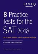کتاب 8 سری نمونه سوال برای آزمون SAT 2018 انتشارات کاپلان
